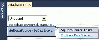 Click on configure data source